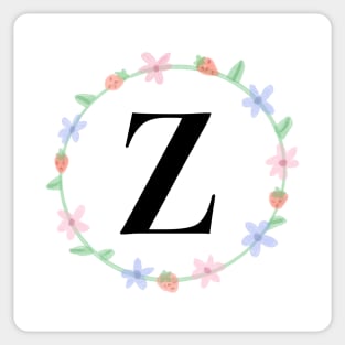 “Z” initial Sticker